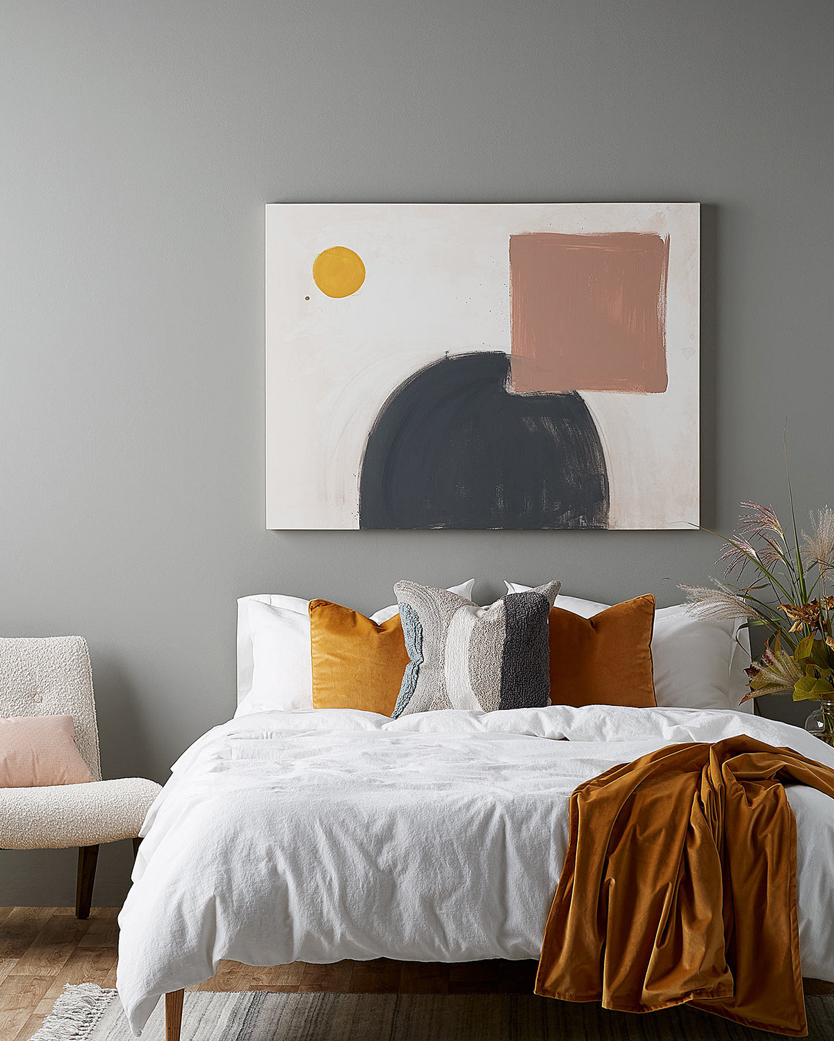 Washed Linen Duvet Cover Set - White