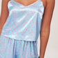 Pink Polka Dot Patterned Short Pyjama Set