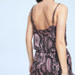 Patterned Short Pyjama Set - Pink black