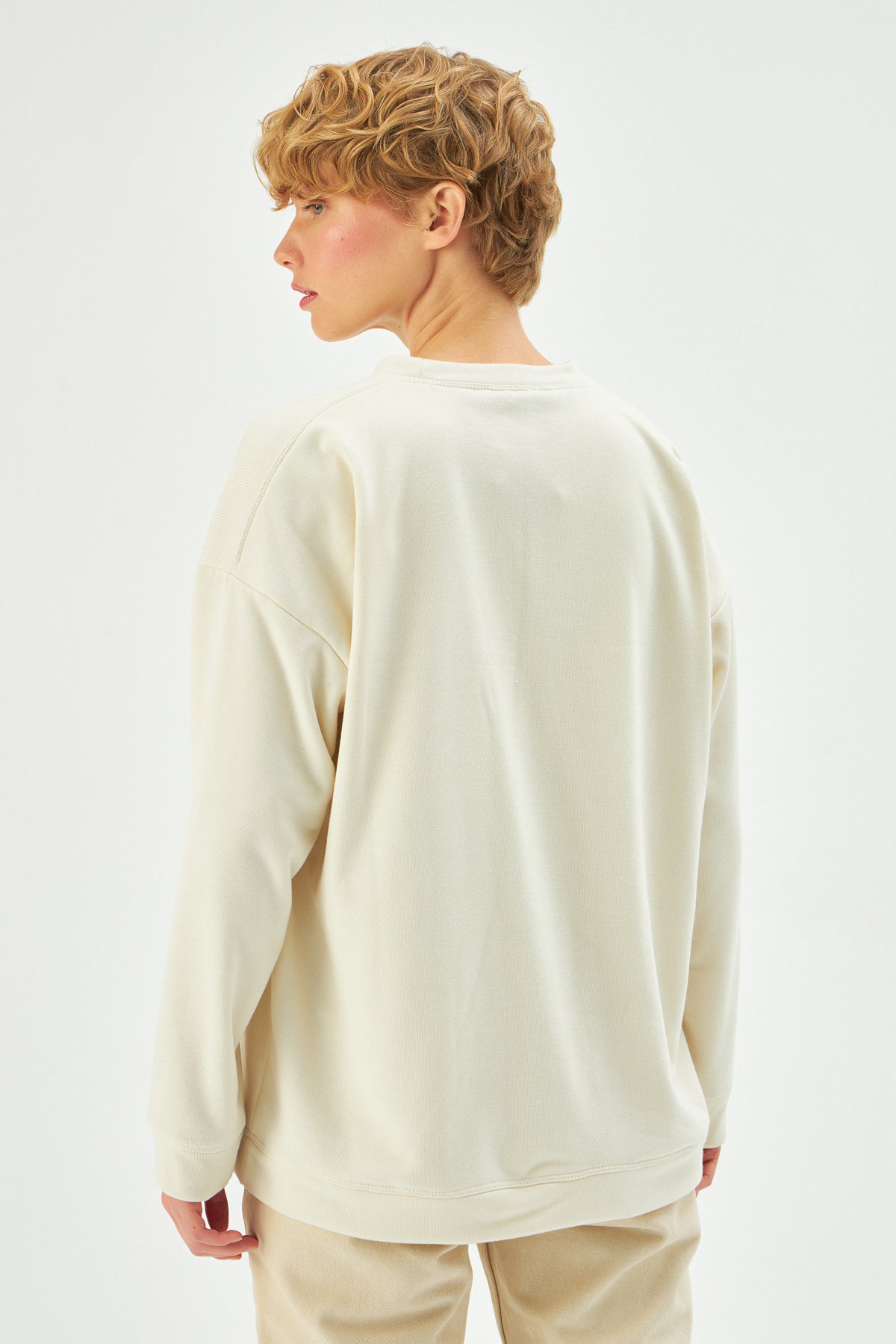 MUNI MUNI - Oversize Sweatshirt - beige