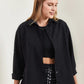 Basic Oversized Shirt - Black