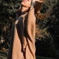 Cocoon Cotton Poncho-Sunset