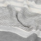 Mollis Muslin Cotton Blanket - Grey Striped