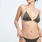 Shimmer Padded Bikini Set Green