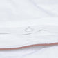 Classic Percale - Core Bedding Set - White with Peach Piped Edge