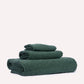 Willow Cotton Towel Set - Green (3 Towels)