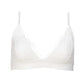 Athena Bralette Triangle Lace Bra Ecru