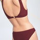 Padded Bikini Set - Maroon