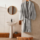 Cotton Bathrobe - Stone - Ocoza