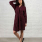Muslin Cotton Bathrobe - Mulberry