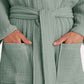 Muslin Cotton Bathrobe - Sage Green