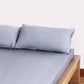 Lavish Sateen - Fitted Sheet Set - Dark Grey - Ocoza