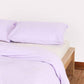 Sateen Stripe - Duvet Cover Set - Lilac