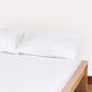 Sateen Stripe Pillowcase 2pcs - White