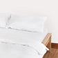 Sateen Stripe Pillowcase 2pcs - White