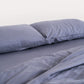Sateen Stripe Duvet Cover - Dark Grey