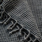 Waffle Cotton Blanket - Indigo