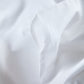 Classic Percale - Fitted Sheet Set- White with Peach Piped Edge