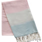 Lotus Cotton Peshtemal Towel - Pink & Mint