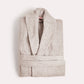 Spa Cotton Bathrobe Set 3 pcs -Light Grey - Ocoza