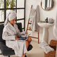 Spa Cotton Bathrobe - Light Grey