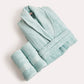 Spa Cotton Bathrobe Set 3 pcs - Green - Ocoza
