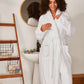 Spa Cotton Bathrobe - White