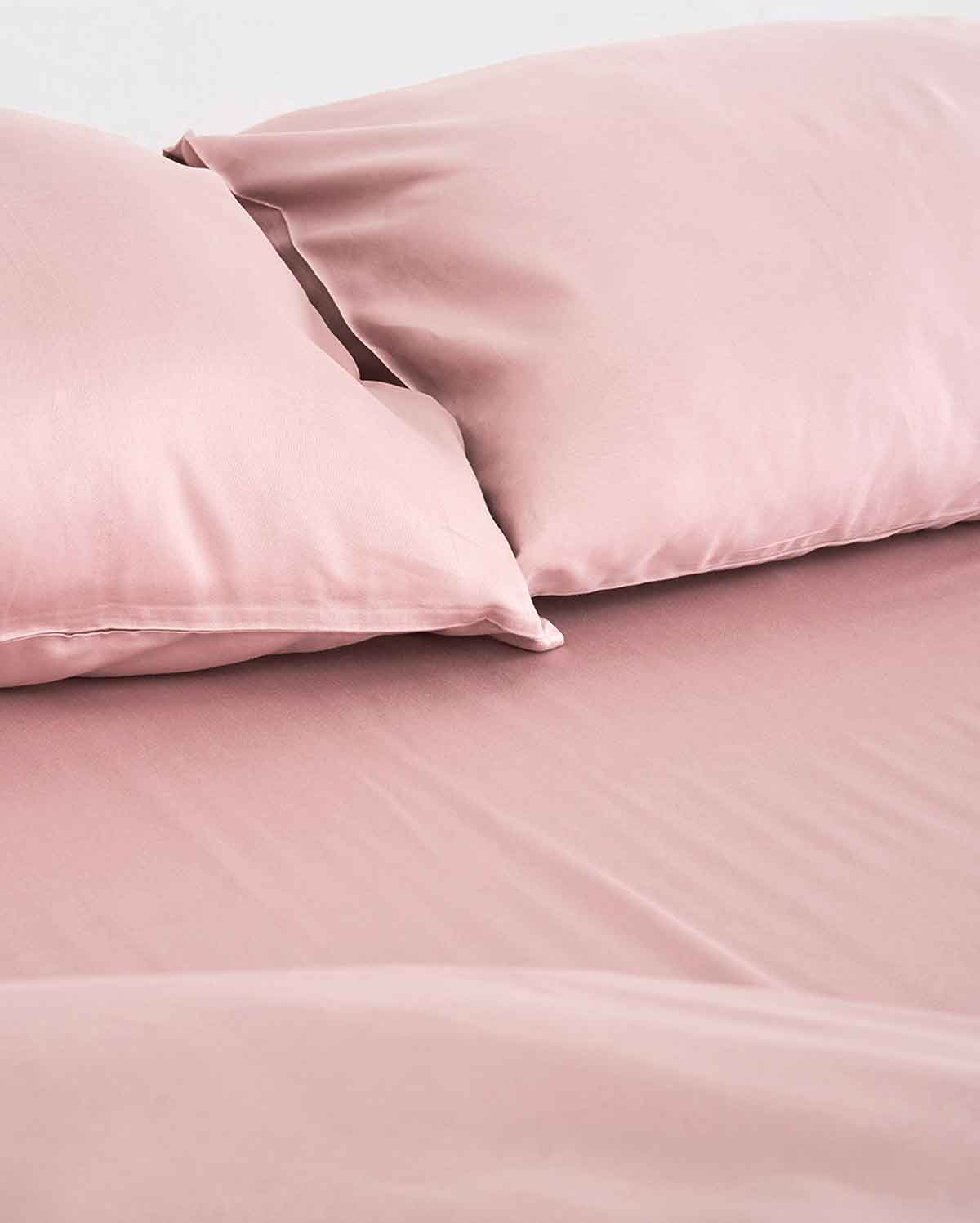 Lavish Sateen - Core Bedding Set - Nude Pink
