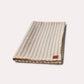 Striped Linen Runner - Grey - Ocoza