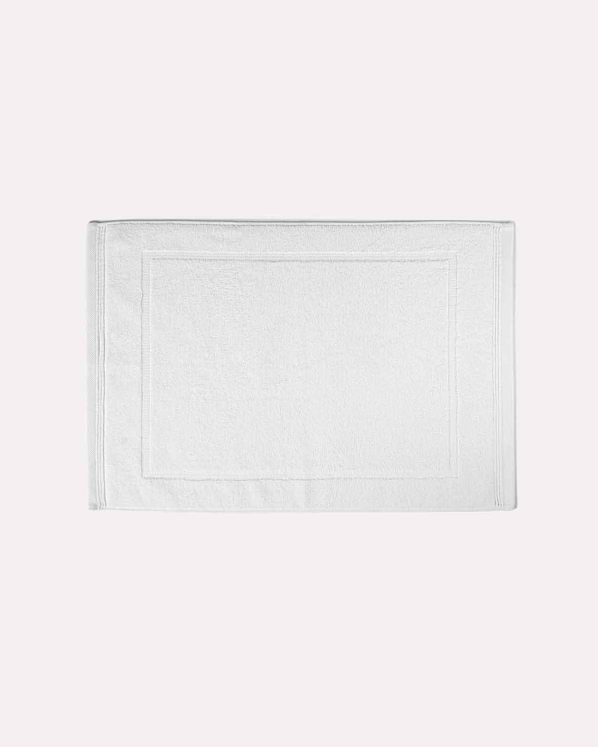 Cotton Bath Mat - White - Ocoza