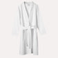 Santorini Cotton Bath Robe - White - Ocoza