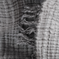 Cocoon Muslin Cotton Throw - Dark Grey & Light Grey