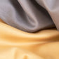 Reversible Sateen Duvet Cover - Gold & Dove Grey