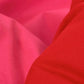 Reversible Percale Duvet Cover - Fuchsia & Red