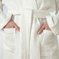 Muslin Cotton Bathrobe - White