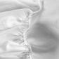 Lavish Sateen - Fitted Sheet Set - White
