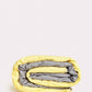 Reversible Percale Duvet Cover - Yellow & Dove Grey