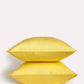 Lavish Sateen Pillowcase 2pcs - Yellow