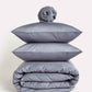 Lavish Sateen - Core Bedding Set - Dark Grey