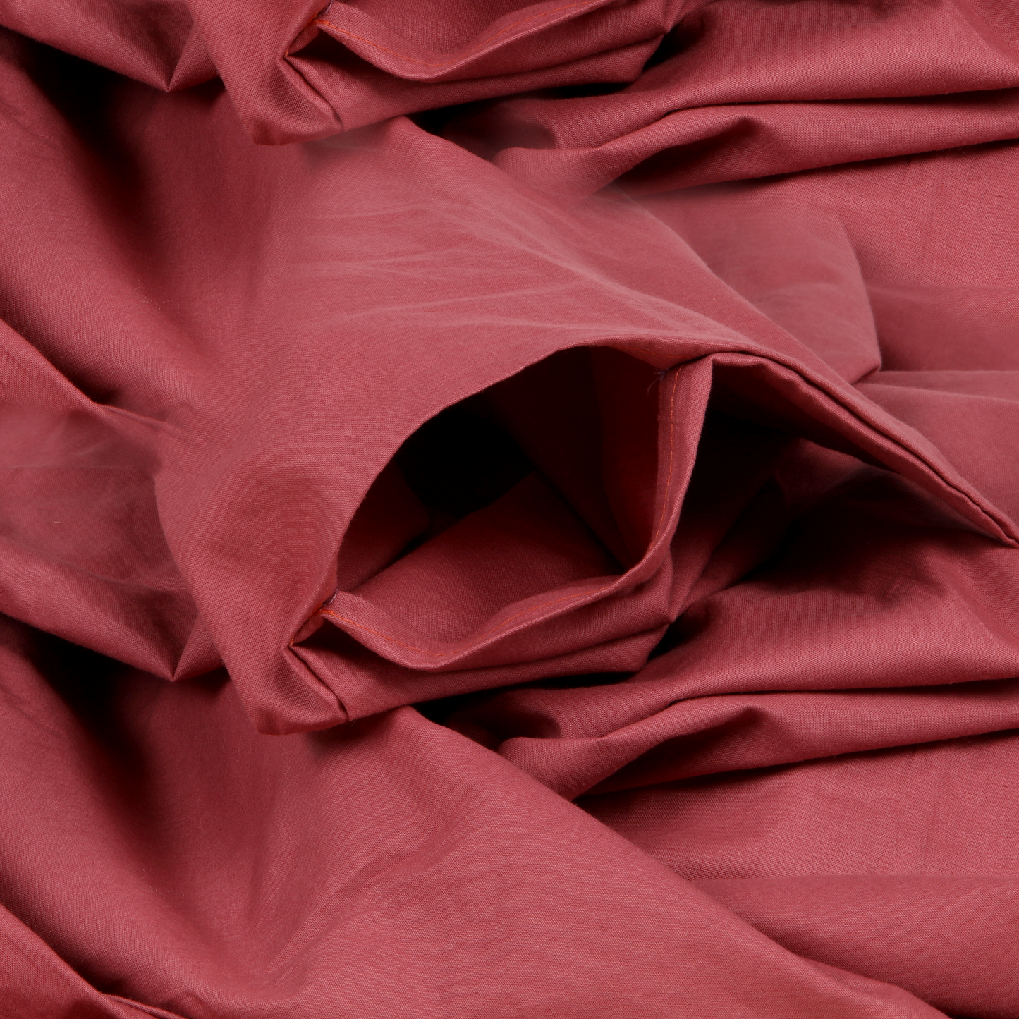 Classic Percale Duvet Cover - Carmine