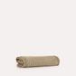 2x Waffle Cotton Towel - Beige - Ocoza