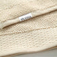 Cotton Velvet Towel Set - Custard Cream (2 Towels)