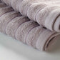Cotton Ribbed Towel Set - Lilac (2 Towels)