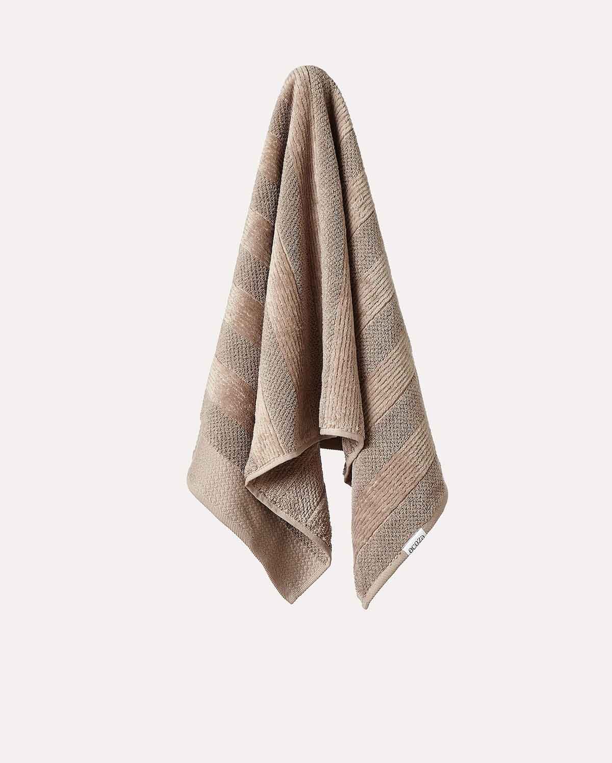 Cotton Velvet Towel Set - Dark Chocolate (2 Towels)