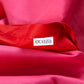 Reversible Sateen Bedding Set - Fuchsia & Red