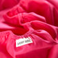 Reversible Sateen Bedding Set - Fuchsia & Red