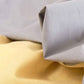 Reversible Percale Bedding Set - Yellow & Dove Grey