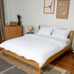 Sateen Stripe - Core Bedding Set - White