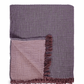 Cocoon Muslin Cotton Blanket- Wine & Mousse