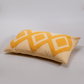 Zigzag Embroidery Cushion Cover - Mustard & Blush